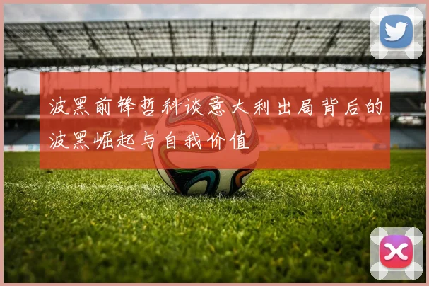 波黑前锋哲科谈意大利出局背后的波黑崛起与自我价值
